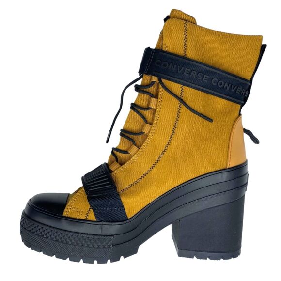 NWOB Converse Women's Gr82 Chuck Taylor All Star Boot Dark Soba Black 6.5 - Picture 4 of 10